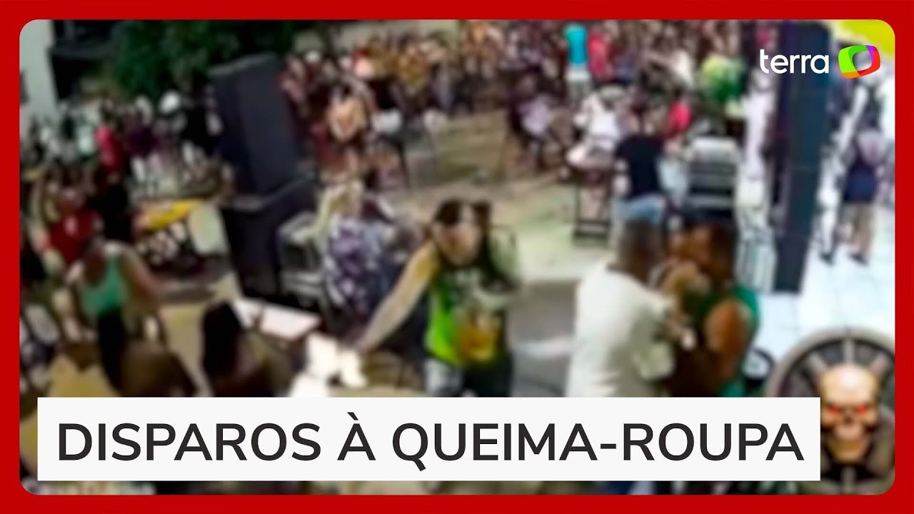 Homem é morto a tiros durante pagode em bar no Rio de Janeiro