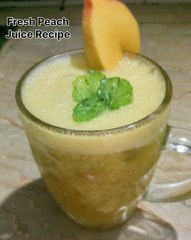 Fresh Peach Juice Recipe|Healthy Juice|Summer Ideas by Tazeen Aaiz|