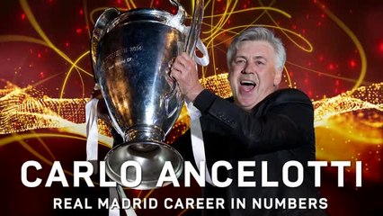 Carlo Ancelotti's Real Madrid career in numbers