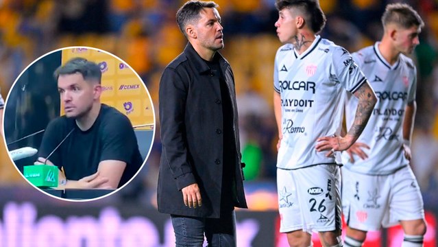 Nicolás Larcamón pide que se hable de la polémica arbitral tras la eliminación de Necaxa ante Tigres en el Clausura 2025