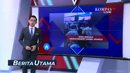 Diduga Mabuk, WNA Asal Australia Serempet Mobil Warga di Bandar Lampung