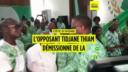 Côte d’Ivoire : Tidjane Thiam démissionne de la tête du PDCI mais reste en lice pour 2025