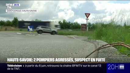 Haute-Savoie: deux pompiers ont été agressés ce dimanche, le suspect est toujours en fuite