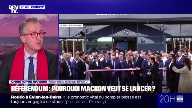 LE CHOIX DE CHRISTOPHE - Référendum: pourquoi Emmanuel Macron veut se lancer ?