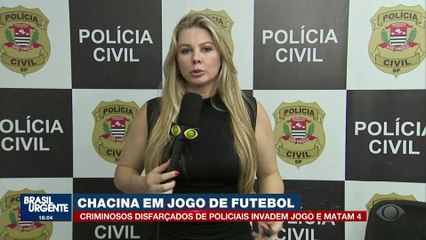 Chacina em jogo de futebol: criminosos invadem partida e matam 4