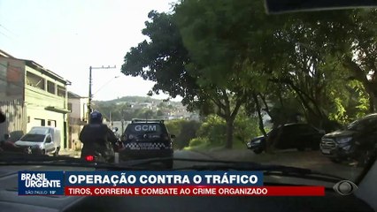 Tiros e correria durante operação contra o crime organizado