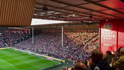 Sheffield United fans belt out The Greasy Chip Song ahead of Play-Off semi-final