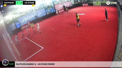 Faute de Aymeric A - Us Stade Pierre