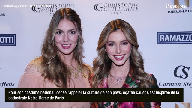 Agathe Cauet, représentante française de Miss Monde : elle opte pour un audacieux costume inspiré de Notre-Dame, les réactions sont unanimes