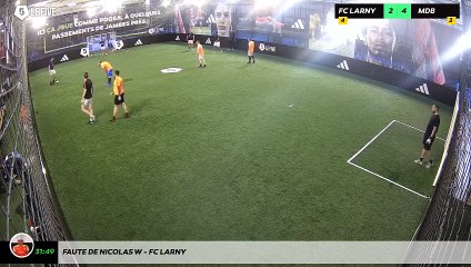 Faute de Nicolas W - Fc Larny