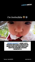 Gemes Banget! Adek Lucu Ini Bikin Para Netizen Senyum-Senyum Sendiri Saking Gemesnya