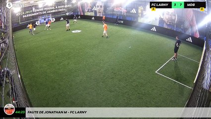 Faute de Jonathan M - Fc Larny