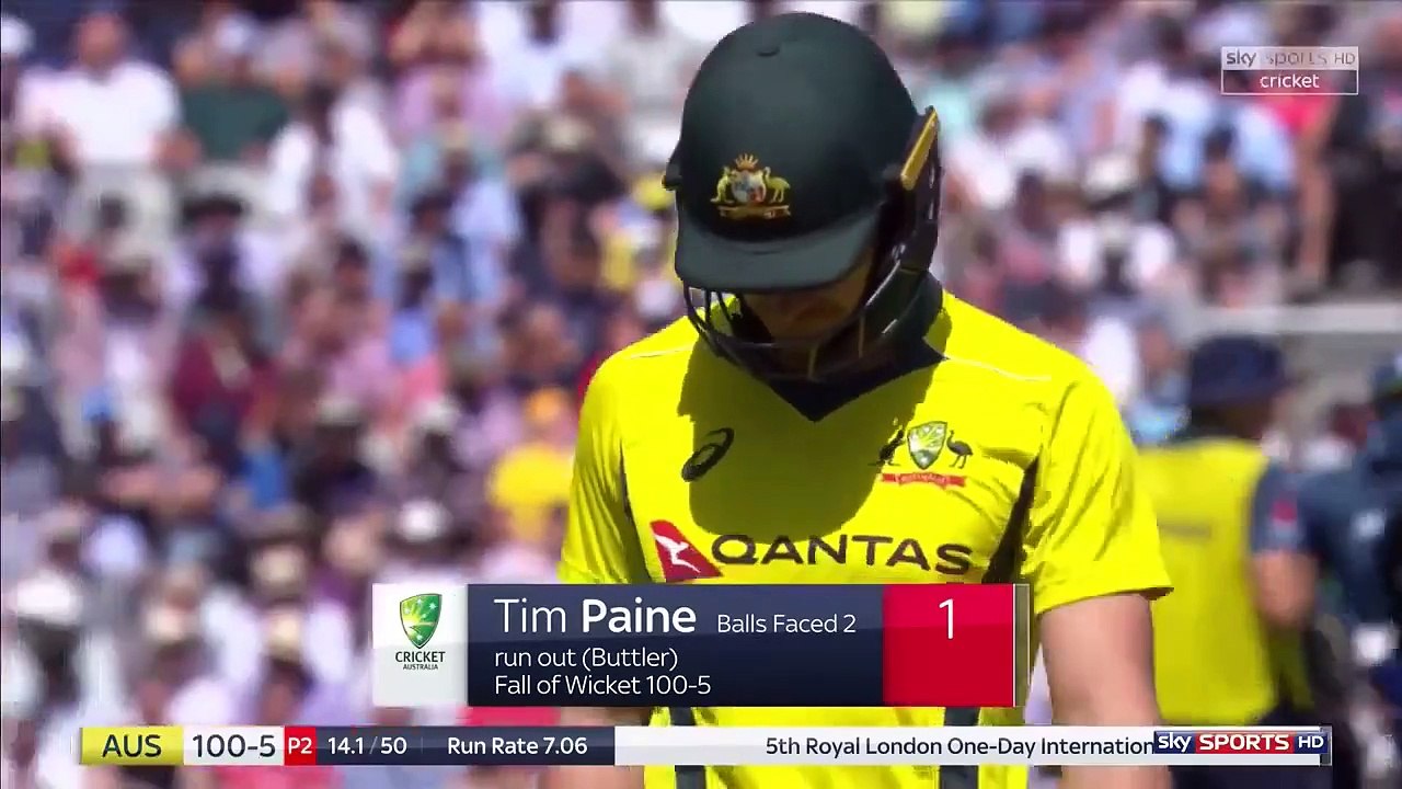 England vs Australia, 5th ODI at Manchester, Jun 24 2018
