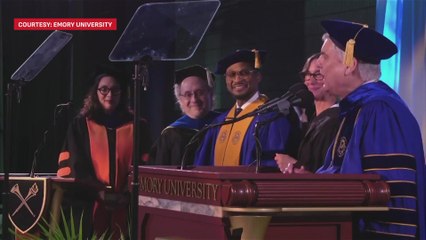 Usher delivers emotional commencement speech at Emory University