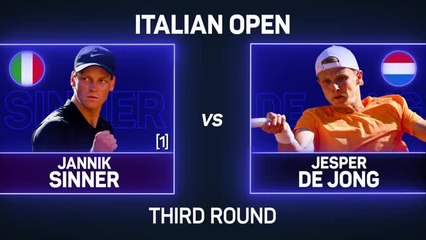 Sinner sees of De Jong to set up Cerundolo clash