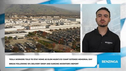 Tesla Workers Told To Stay Home As Elon Musk's EV Giant Extends Memorial Day Break Following 13% Delivery Drop And Surging Inventory: Report
