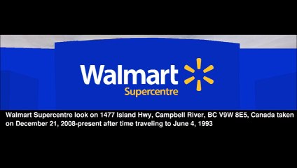 how Walmart Supercentre will look like on 1477 Island Hwy, Campbell River, BC V9W 8E5, Canada when time travel gets invented