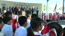 Encabeza Carlos Villarreal lunes cívico en la escuela Josefina Ortiz Soto
