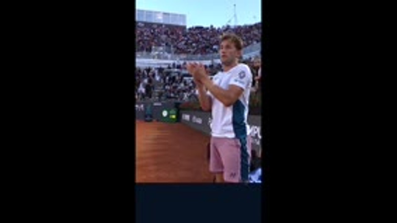 Rome - "Désolé Matteo ! Soigne-toi bien", le superbe message de Ruud après la sortie en larmes de Berrettini