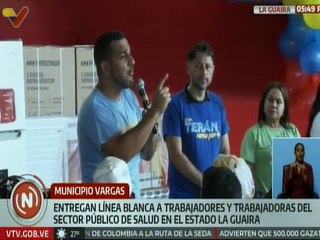 La Guaira | Trabajadores del sector salud son beneficiados con entrega de línea blanca