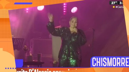Lupita D'Alessio cumple su sueño de cantar en el Zócalo de la CDMX