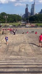 The 'Rocky Steps' in Philadelphia