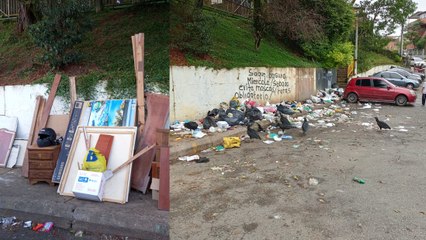 Vecinos de Robledo Curazao afectados por mala disposición de las basuras