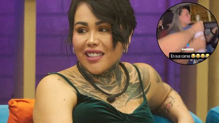 ¡Con champaña y euforia! Familia de Yina Calderón celebró salida de Karina por las calles de Bogotá