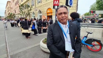 Roma -  PAPA. PELLEGRINO DI TONGA: LEONE SIA EREDE DI FRANCESCO SU CLIMA (11.05.25)