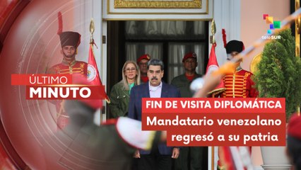 Pdte. Maduro llegó al Palacio de Miraflores luego de su visita a Rusia