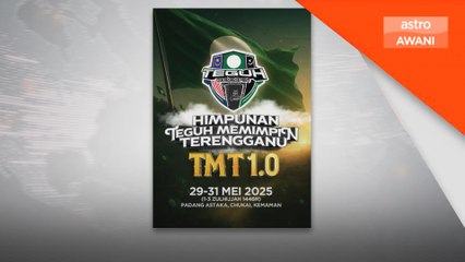 Pas Terengganu mohon maaf kesilapan Jalur Gemilang pada logo Himpunan TMT 2025