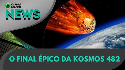 Espaçonave soviética finalmente cai na Terra após décadas! | 12/05/2025 | #OlharDigital