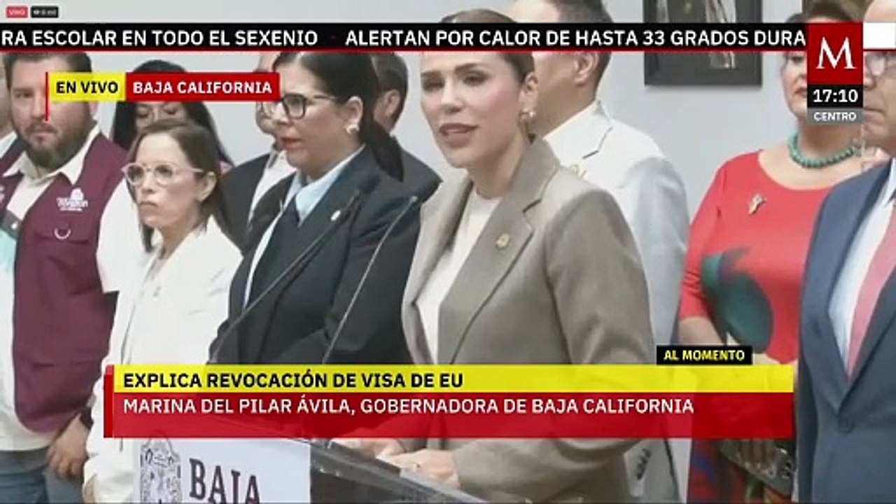 'No hay delito que perseguir', afirma gobernadora de BC tras revocación de su visa de turista