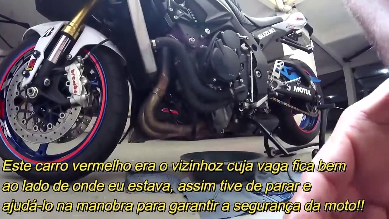 Troca de óleo e filtro K&N em detalhes + descarte correto (GSXR_SRAD)