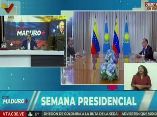 Presidente Maduro: Venezuela y Kazajistán desarrollarán una amplia agenda de cooperación conjunta