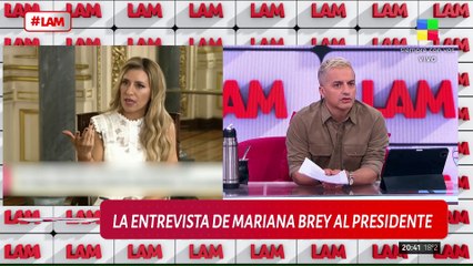 📢 MARIANA BREY DESPUÉS DE ENTREVISTAR A MILEI: "No me di cuenta que no estaba Nancy Pazos"