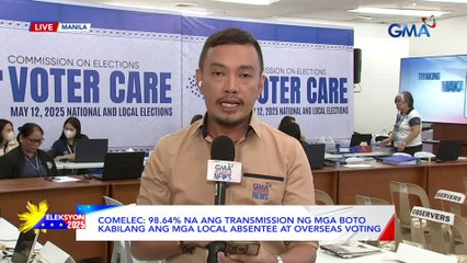 COMELEC - 98.64% na ang transmission ng mga boto | Eleksyon 2025