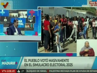 Presidente Maduro: El simulacro electoral rompió récord de participación