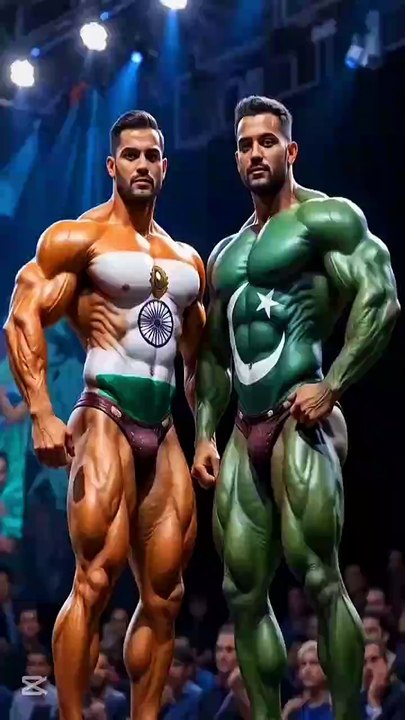 Indian body builder vs Pakistani body builder