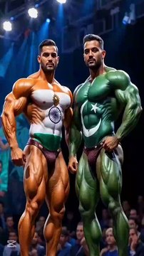 Indian body builder vs Pakistani body builder