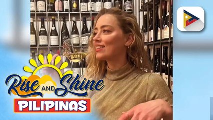 TALK BIZ | Amber Heard, proud mom na winelcome ang kanyang tiwns