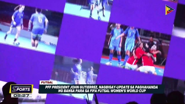 Philippine Football Federation (PFF) President John Gutierrez, nagbigay update sa paghahanda....
