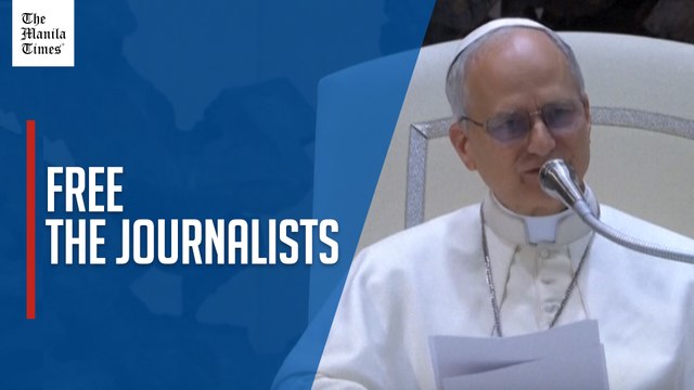 Pope Leo XIV urges release of reporters held for 'seeking truth'