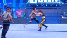 Bayley in black attire matches complition