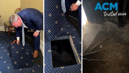 Secret passageway under US Capitol revealed