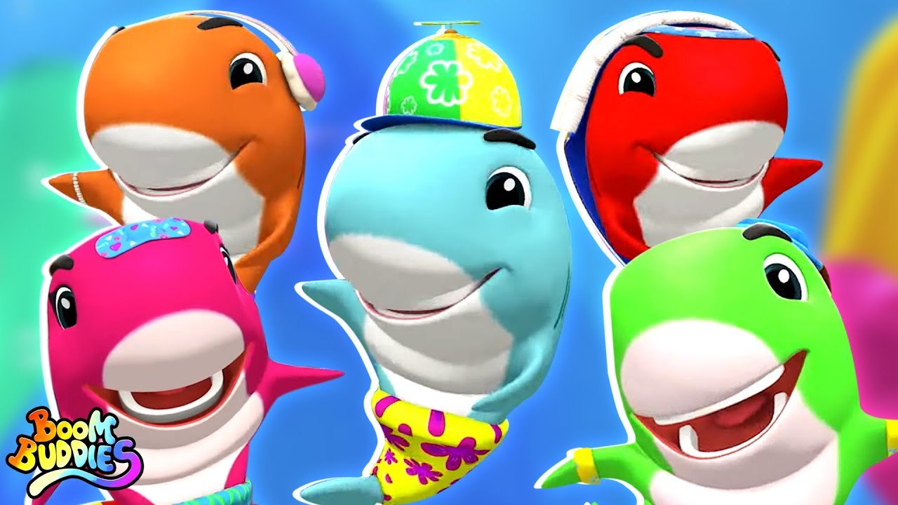 Cinq Petits Requins 🦈 | Comptine Pour Bébé | Kids TV Française - Chansons de Bébé