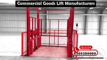 Commercial Goods Lift Manufacturers