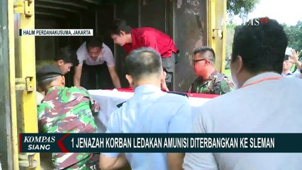 Jenazah Kolonel Antonius Hermawan Korban Ledakan Amunisi Diterbangkan ke Sleman