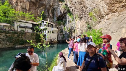 Blagaj, naturally beautiful historic village and protected heritage, Bosnia and Herzegovina