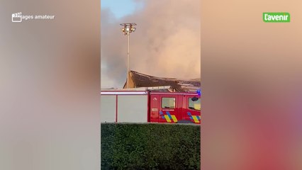 Incendie d'une ferme à Virton